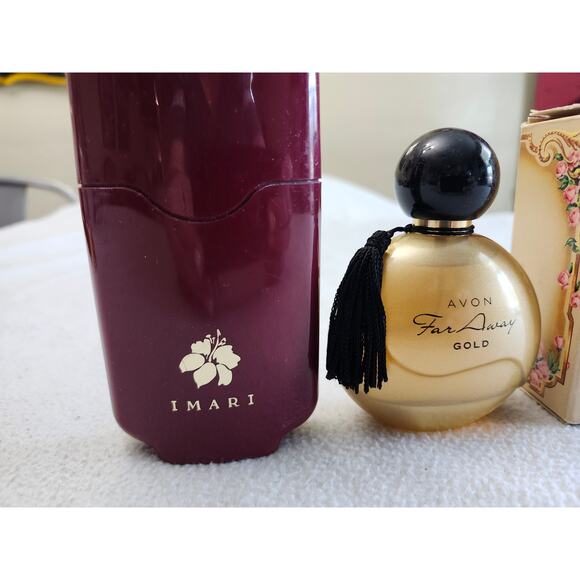 NEW Lot 3 Avon Perfumes Far Away Gold Imari California Collectible - Picture 4 of 7